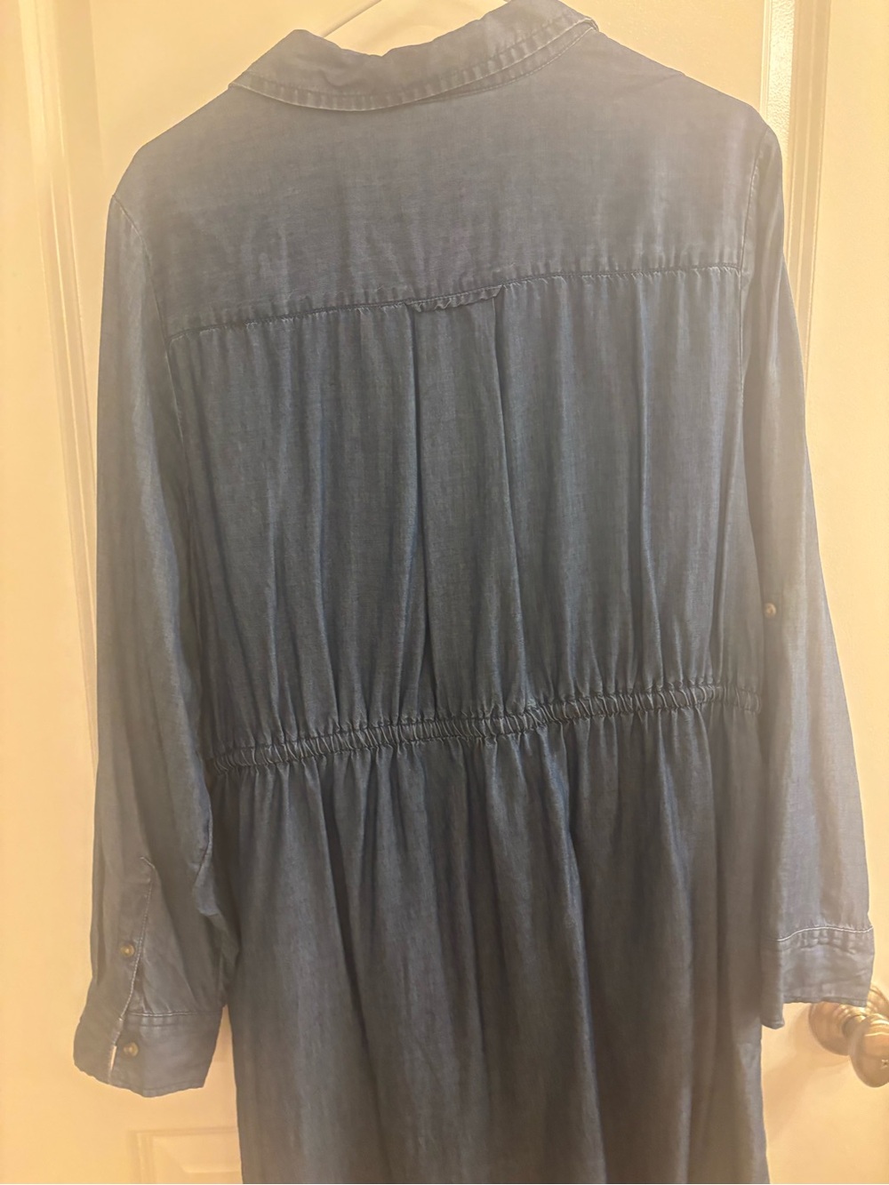 Time and Tru Dark Denim Shirt Dress - Picture 5 of 5